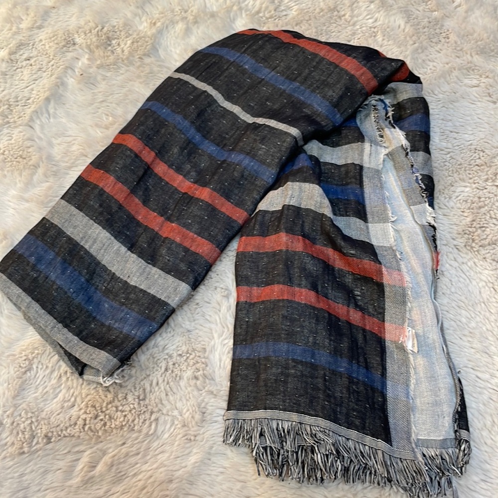 Striped scarf/shawl